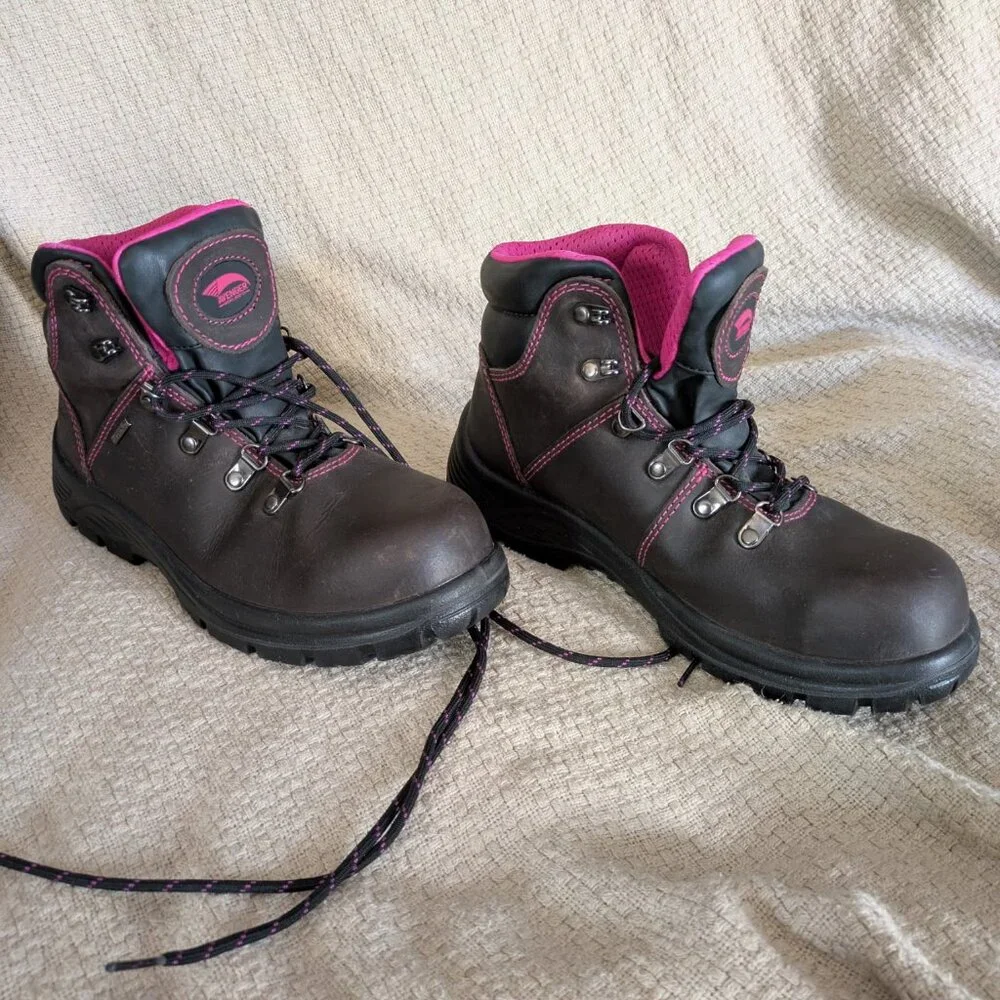 Avenger Women's Waterproof Steel-Toe Safety Boots Size 7 - Picture 5 of 6
